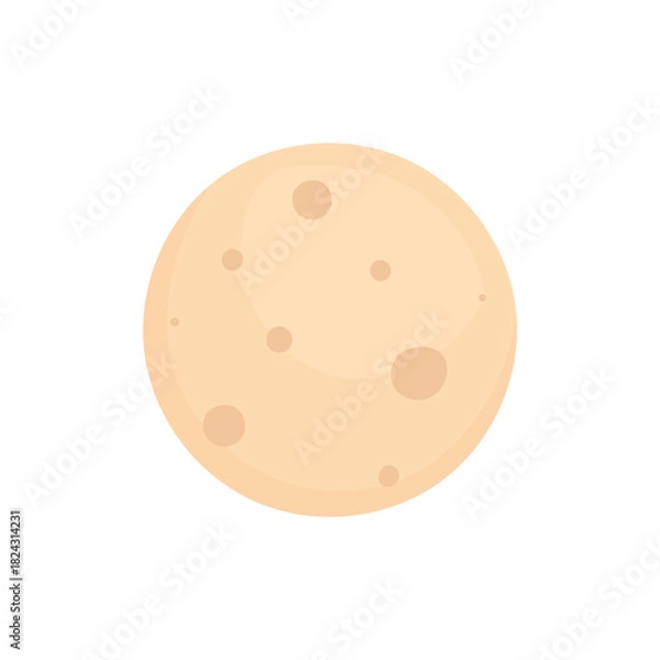 Obraz A round flatbread fried in a dry frying pan on a white background. Round lavash.