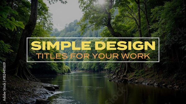 Fototapeta Elegant Minimal Titles Vol.05