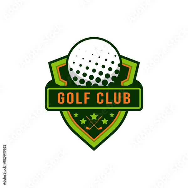 Obraz golf logo badge template