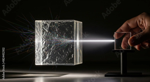 Fototapeta Prism Focusing Scattered Chaos