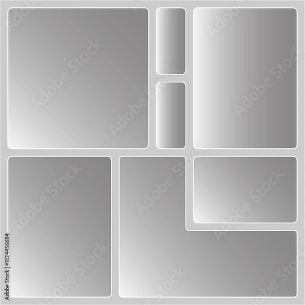 Obraz Bento grid illustration design