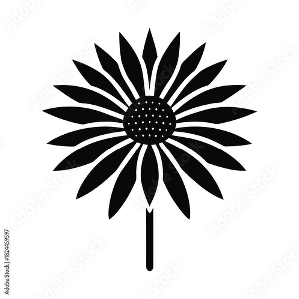 Obraz Coneflower Icon Vector Illustration