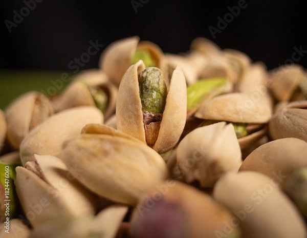 Obraz Pistache, gros-plan, intérieur, horizontal