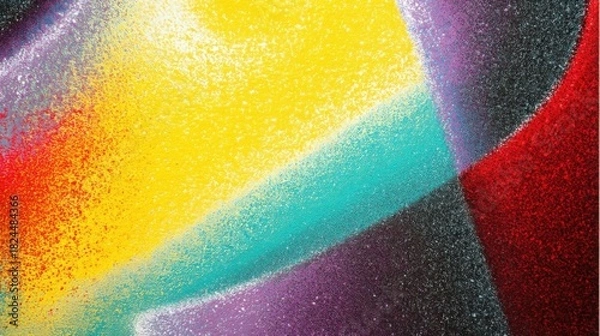 Obraz Abstract art background with blended colors, grainy texture, and visual depth.