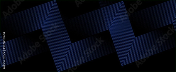 Obraz Light blue dynamic abstract vector background with diagonal lines. Trendy classic colors . 3d cover of business presentation banner for sale evening party event. A fast-moving soft dot shadow