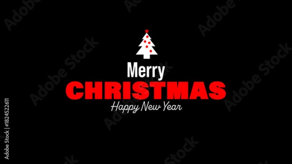 Obraz Typography Xmas 1