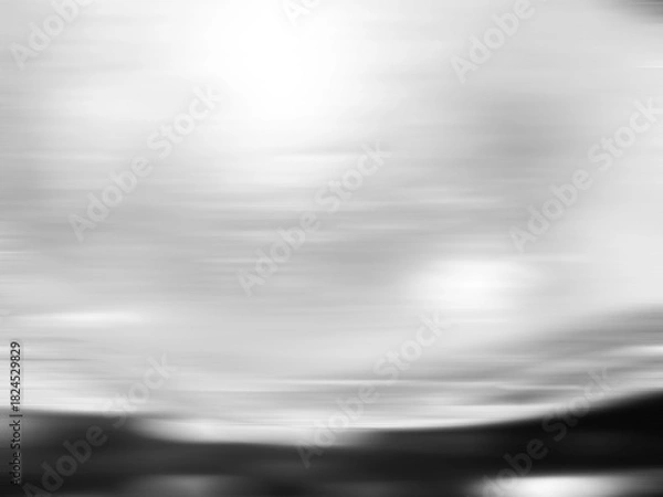 Fototapeta Abstract Black and White Motion Blur Background