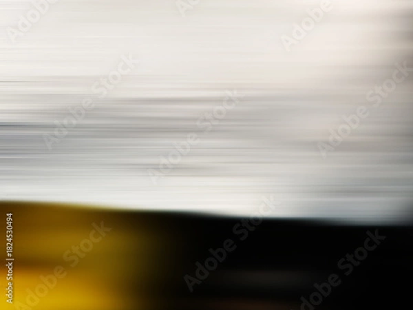 Fototapeta Abstract Black White and Yellow Motion Blur Background Overlay