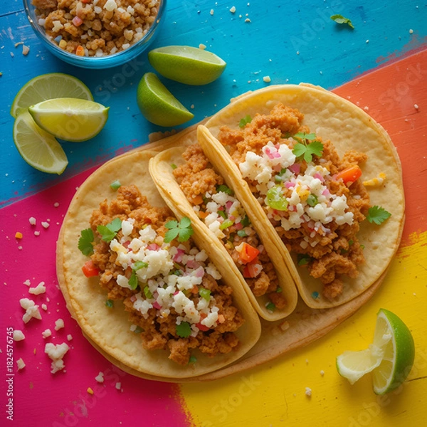Fototapeta chicken and vegetable soup