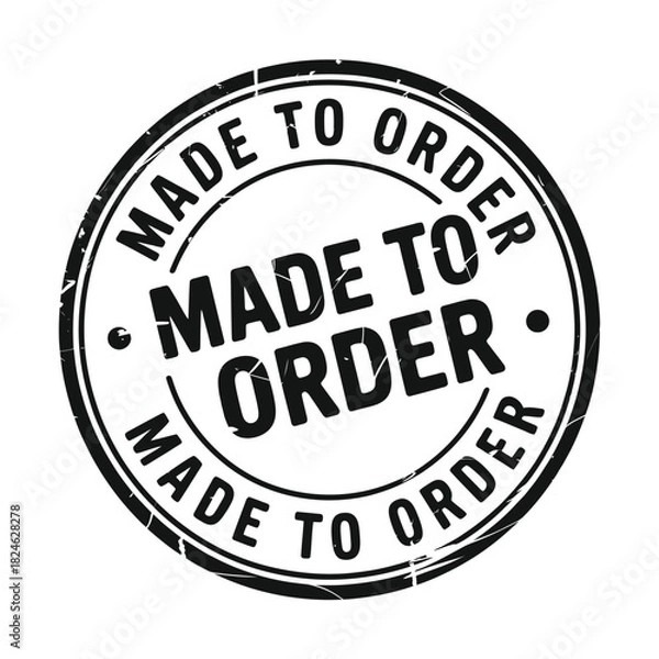 Obraz Circular stamp graphic with made to order text