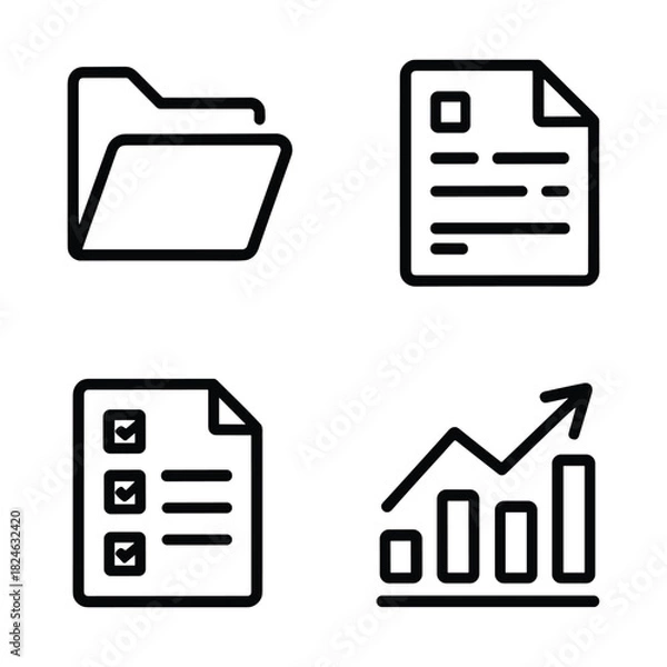 Fototapeta Abstract geometric shapes with vibrant color palette