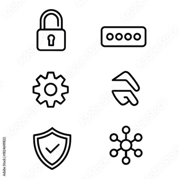 Fototapeta Abstract geometric design with vibrant color palette