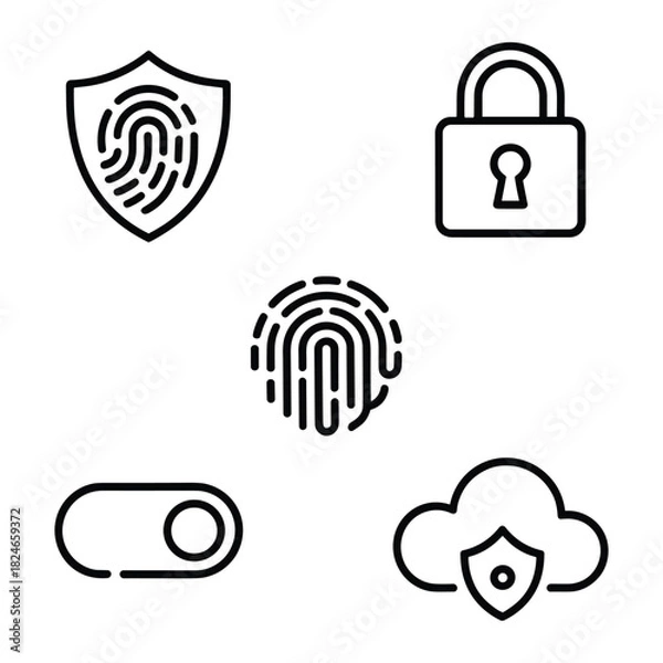 Fototapeta Abstract geometric design with vibrant color palette