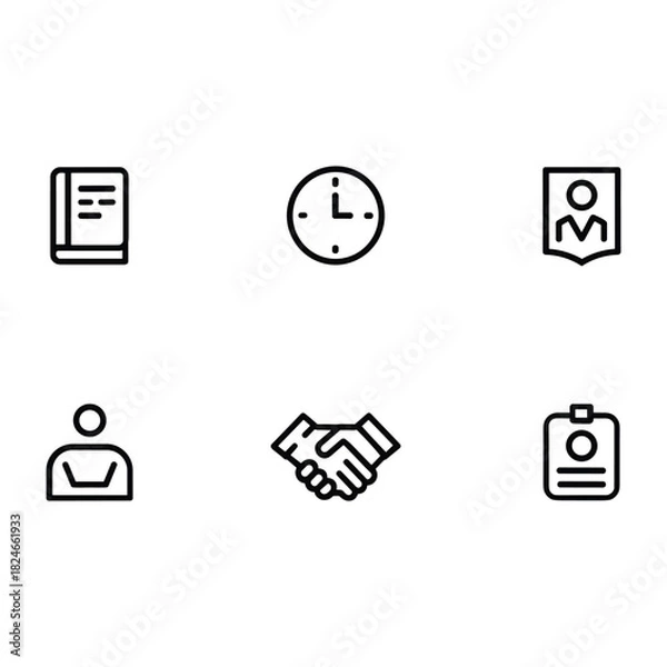 Fototapeta Abstract geometric design with bold colors and text elements