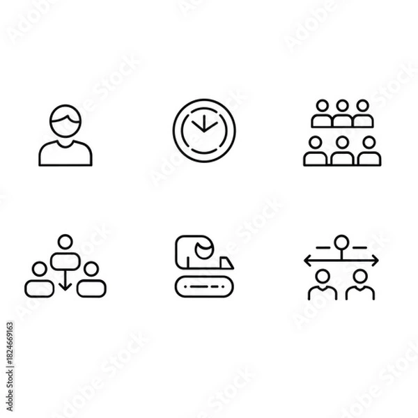 Fototapeta Abstract geometric pattern with vibrant color accents