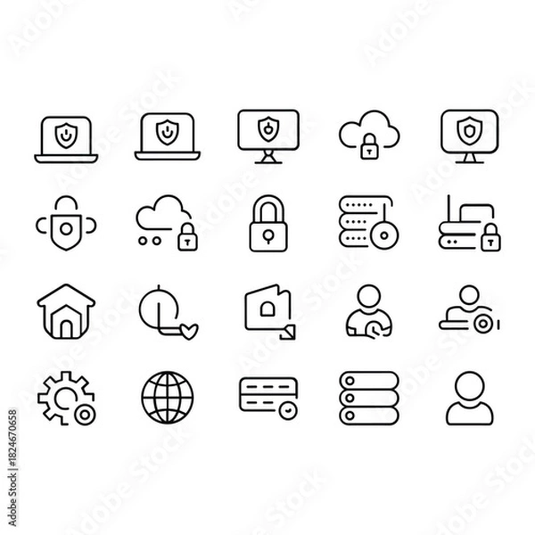 Fototapeta Versatile abstract geometric design with bold color elements