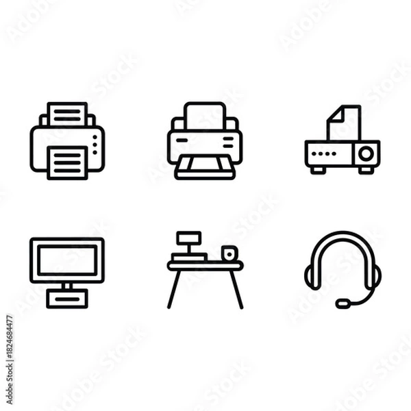 Fototapeta Abstract geometric design with vibrant color palette and text elements