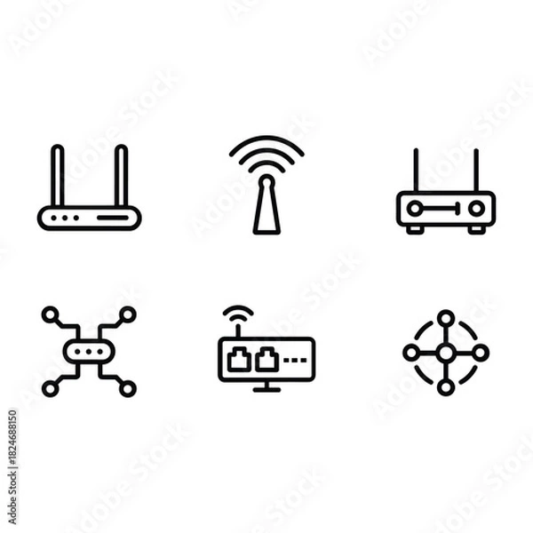 Fototapeta Abstract geometric design with vibrant color palette