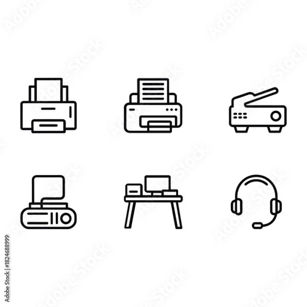 Fototapeta Abstract geometric pattern with vibrant color accents