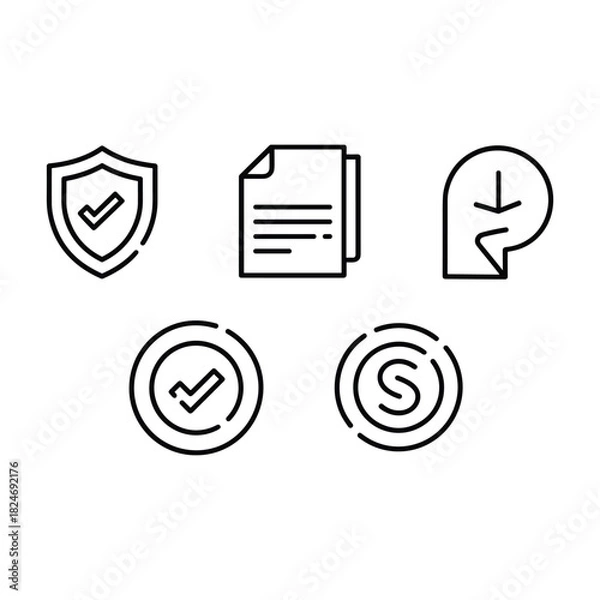 Fototapeta Abstract geometric pattern with vibrant color accents