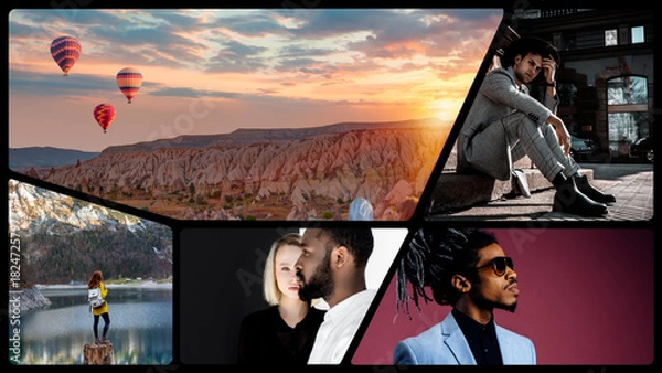 Fototapeta Split Screens 01