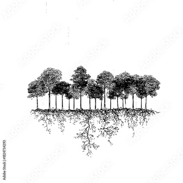 Fototapeta Abstract Dark Black Background with Empty Copy Space, a Minimalist and Modern Design Element for Various Creative Projects