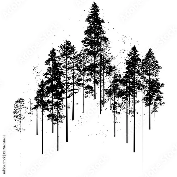 Fototapeta Completely Black Background Solid Color Abstract Empty Design Element for Copy Space