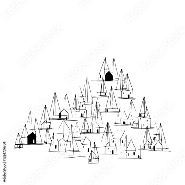 Fototapeta A completely black, dark, and empty background or screen providing a minimalist and abstract backdrop for various designs.