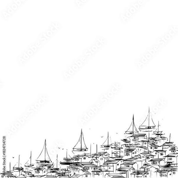 Fototapeta Abstract Dark Empty Background with Solid Black Color for Creative Design and Copy Space for Text