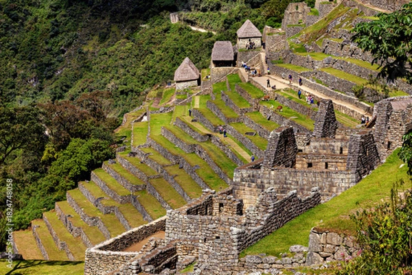 Obraz The ruins of Machu Picchu in the Andes of Peru