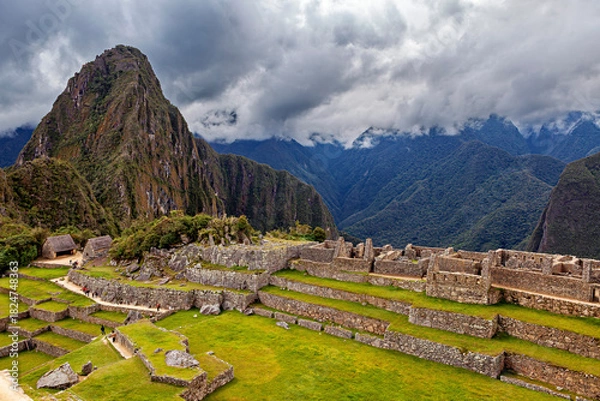 Obraz The ruins of Machu Picchu in the Andes of Peru