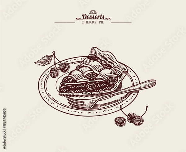 Obraz Cherry pie-2.eps