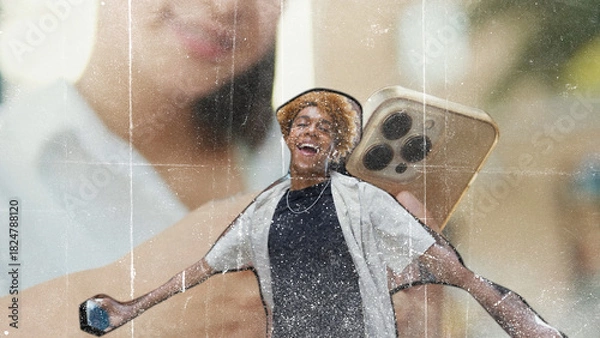 Obraz Paper Stop Motion Transitions