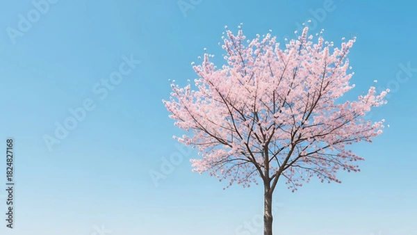 Fototapeta Pink tree sky