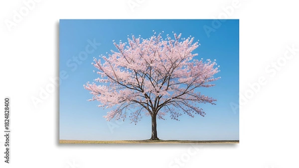 Fototapeta Pink tree art