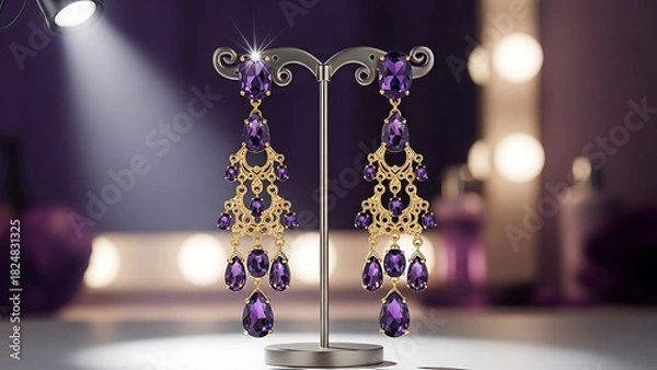 Fototapeta Amethyst drop