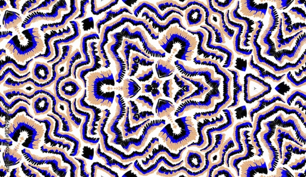 Obraz Abstract pattern design. Seamless doodle pattern.