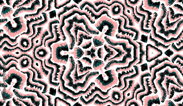 Obraz Abstract pattern design. Seamless doodle pattern.