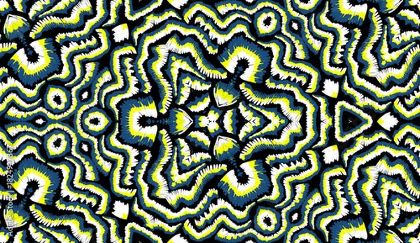 Obraz Abstract pattern design. Seamless doodle pattern.