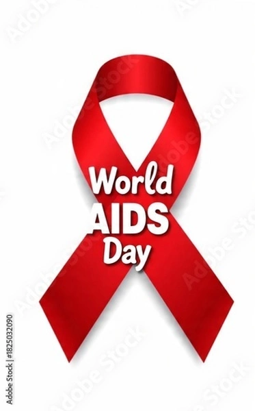 Obraz aids awareness ribbon