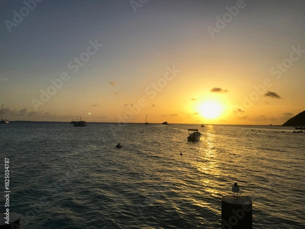 Obraz sunset over the sea