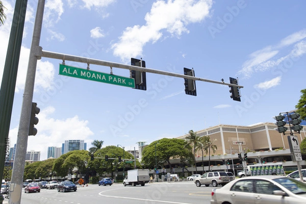 Fototapeta ハワイ　アラモアナ