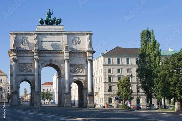 Obraz siegestor und bäume