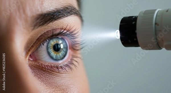 Obraz Eye examination with medical device