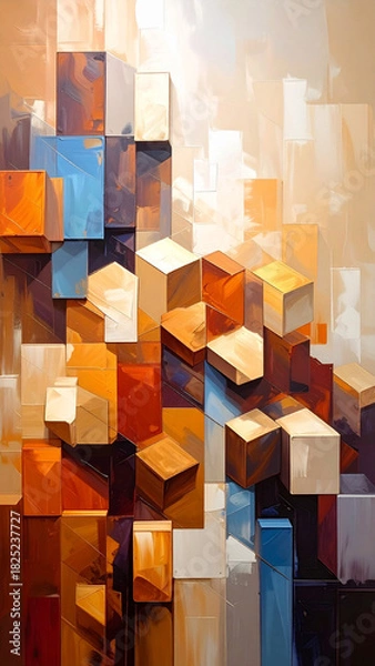 Obraz Hintergrund Kunstwerk bunt