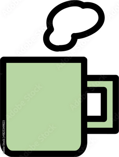 Obraz 따뜻한 음료와 일상 감성을 담은 머그컵 이미지로, 집들이 선물·카페 감성·티타임·데일리 컵 분위기를 표현한 생활용품 머그컵 디자인