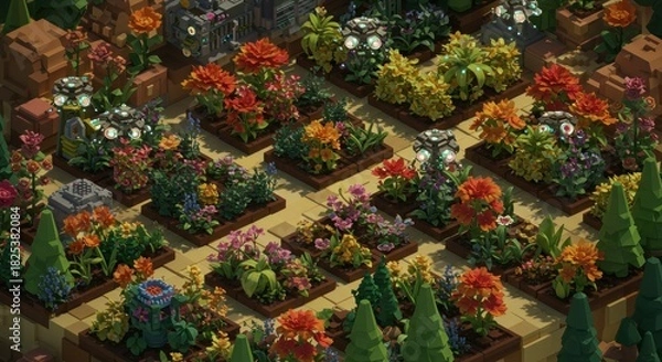 Obraz Urban garden plan