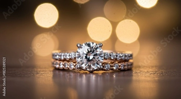 Obraz Wedding rings closeup