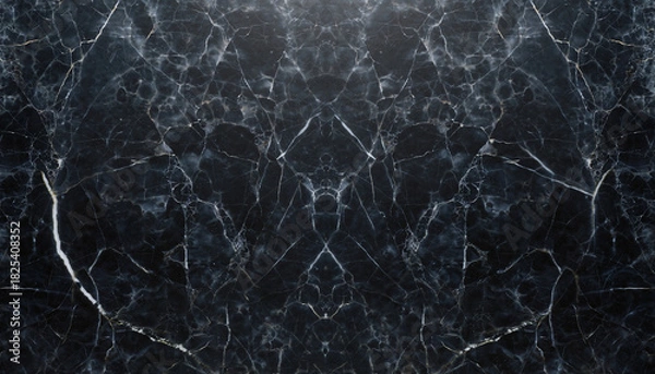 Fototapeta ブラックマットマーブル・モダンテクスチャ背景