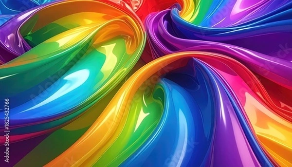 Obraz Abstract background with colorful gradient rainbow beautiful